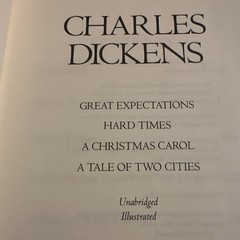 Gramercy Books Charles Dickens Four Complete Novels Faux Leather Bound Hardcover