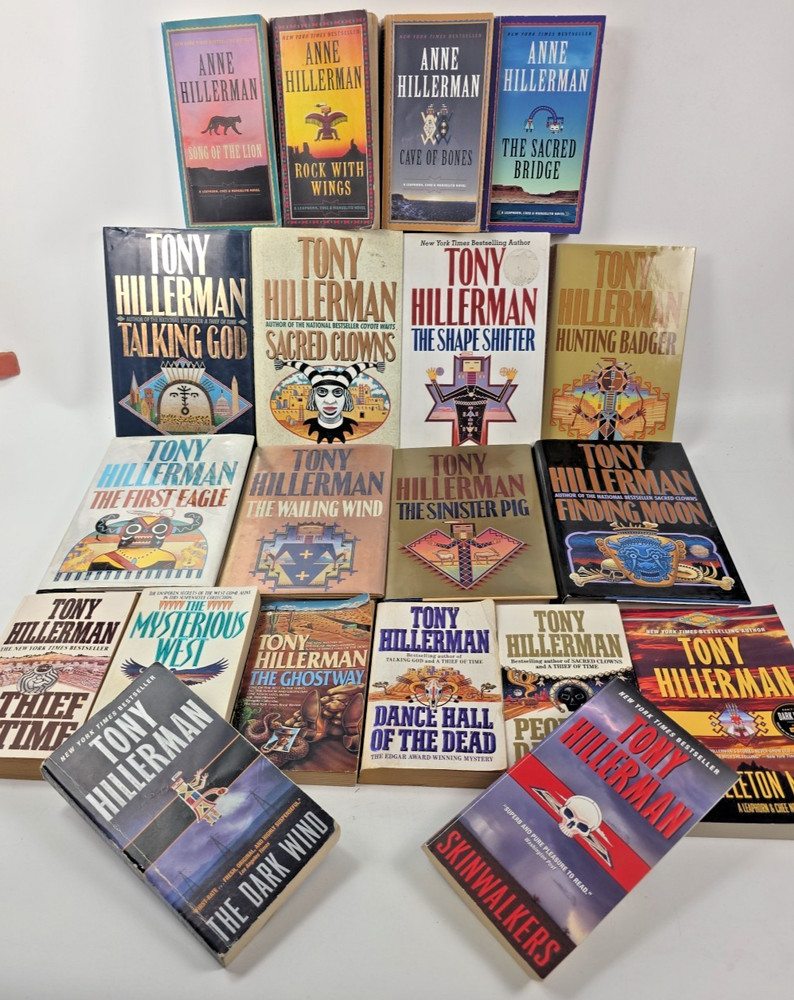 Lot 20 Tony/Anne Hillerman ~ 8 Hardcover & 12 Paperback ~ 18 Leaphorn/Chee 1sts