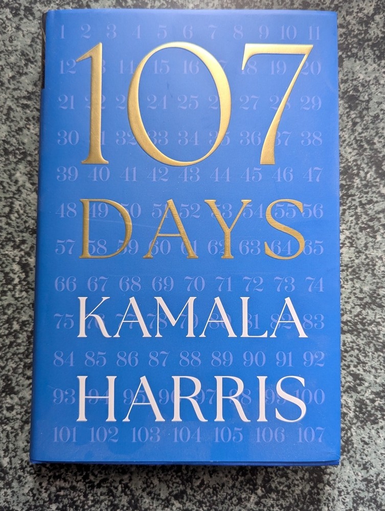 SIGNED Kamala Harris 107 Days BOOK Vice President Autographed Signed NEW