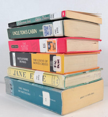 Classic Novels, Mid 19th Century Bundle of 6 Assortment paperbacks / Hardcovers