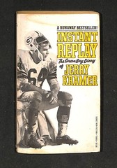 INSTANT REPLAY, THE GREEN BAY DIARY OF JERRY KRAMER, PAPERBACK, 1965, 240 PAGES