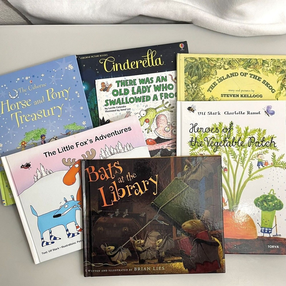 7 Children’s Story Books Illustrated Multiple Formats Ages 3-7