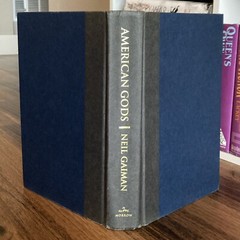 American Gods – Neil Gaiman (1st edition 1st print) William Morrow, 2001