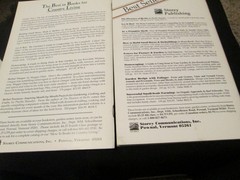 Storey Publishing Bulletin Lot of 7 A-9 A-21 A-61 A-96 A-97 A-100 A-119