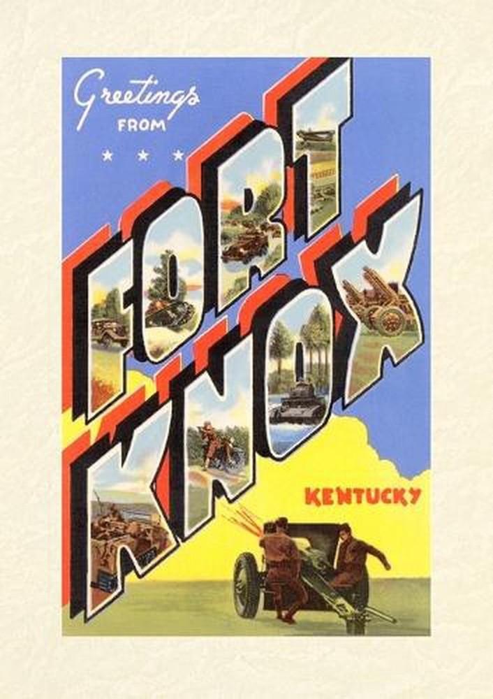 Vintage Lined Notebook Greetings from Ft. Knox by Found Image Press Paperback Bo