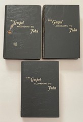 Set 3 THE GOSPEL ACCORDING TO JOHN Vol I II III The Gospel Hour Greene 1966 READ