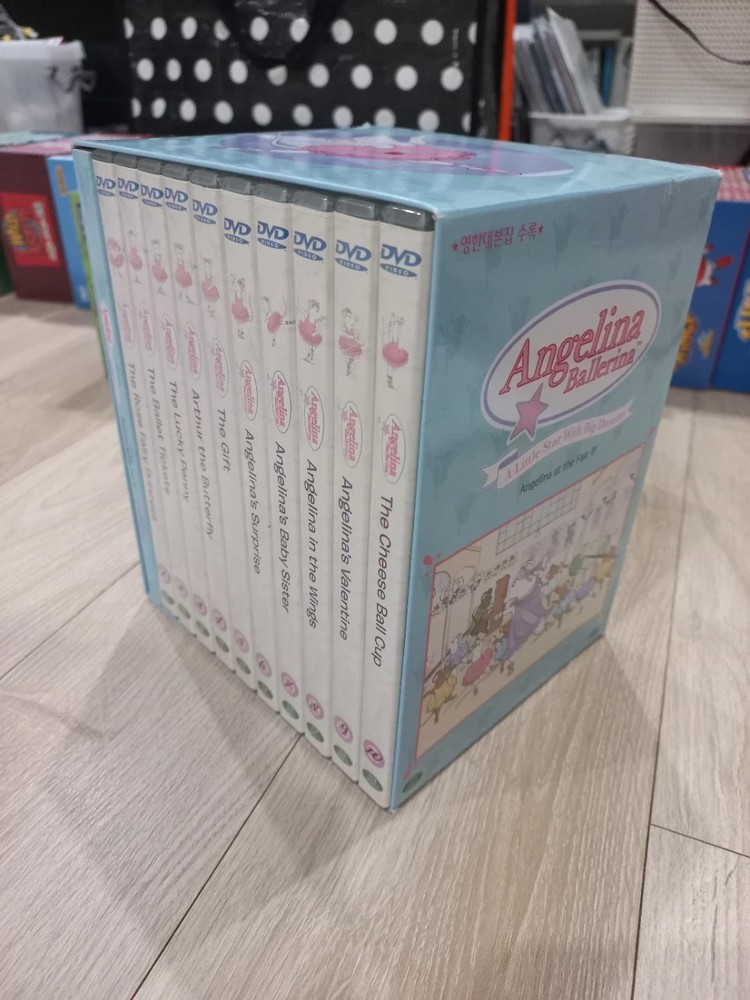 Lot 10 Angelina Ballerina Story DVD Collection Box Set Angelina at the Fair Ep