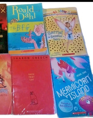 8 Book Lot Juvenile Fiction (Ages 9-12), Intermediate Reading Level Grades 6-8