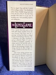 The Lion’s Game. Nelson DeMille Published By Warner Books 2000 677 Pages