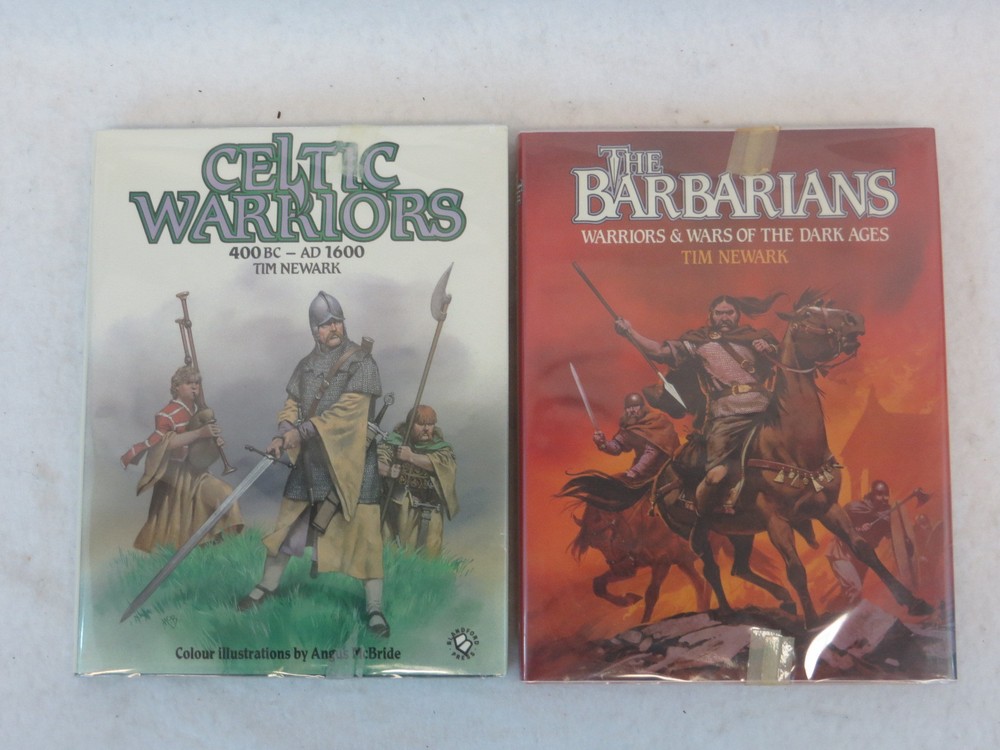 Tim Newark CELTIC WARRIORS & THE BARBARIANS Blandford Press 1986 HC/DJ