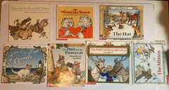 Lot JAN BRETT First Dog UMBRELLA Night Before Christmas TOWN MOUSE Lot of 13
