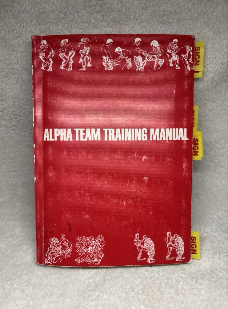 KGB Alpha Team Training Manual Japan Alpha Industries Original 1960/70s Vtg Rare