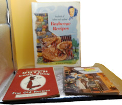 Pennsylvania Dutch Blue Bonnet Barbecue Maytag cookbook lot 3 vint 1930s 1960s