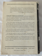 Therapy Through Hypnosis 1963 PB Case Histories Hypnotism has Cured Anxiety