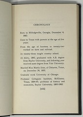 BIOGRAPHY: Brooks Takes the Long Look, Joseph Dawson – 1931 HC Baylor Univ Press