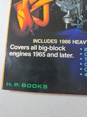 Vintage How To HOTROD Big-block Chevys 396 402 427 454 paperback Big Block