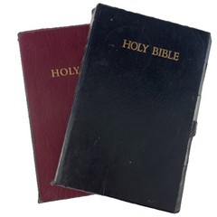 Holy Bible Lot of 2 NLT NKJV New King James Version Living Translation