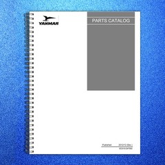 YANMAR Crawler Carrier CR30R-US Parts Catalog Manual 2012 – WIRE BOUND – COVERS