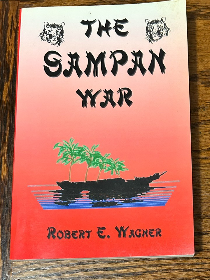 The Sampan War SIGNED paperback book Major Gen Robert E. Wagner Vietnam war 2004