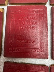 22 LITTLE LEATHER LIBRARY BOOKS 1920s Red Miniature LOT No Duplicates Literature