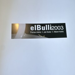 Ferran Adrià elBulli 2003-2004 Updating Evolutionary Analysis HC + CD-ROM