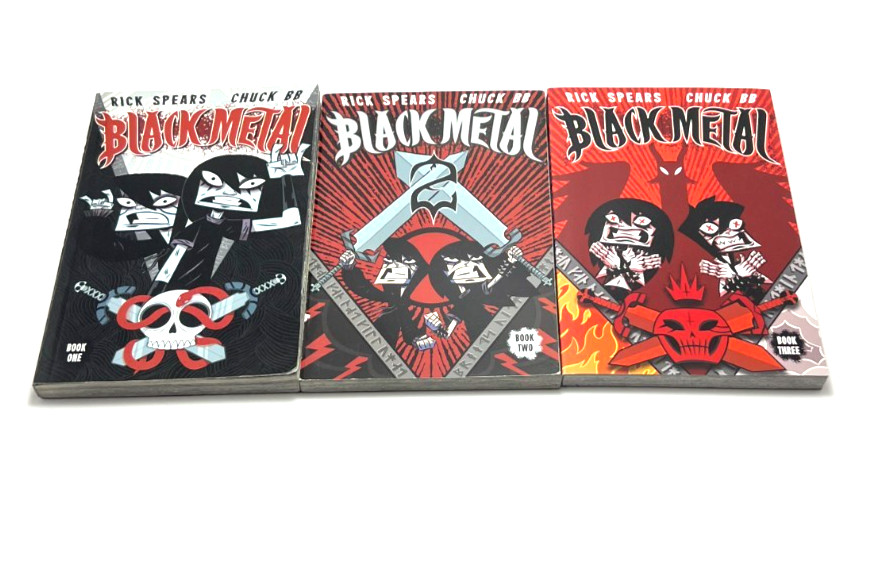 Complete Set Series – Lot of 3 Black Metal books by Rick Spears, Chuck BB