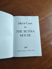 The Russia House By John Le Carre 1989 Hardcover Spy Thriller 1st Edition #1.7