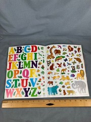 Sandylion JUNGLE Sticker Fun & Color Activity Book w/ Over 100 Stickers Vtg 2000