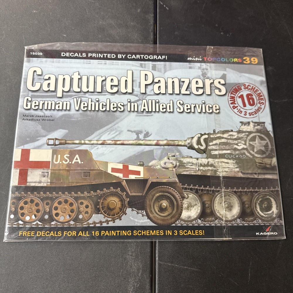Kagero Captured Panzer German Vehicles in Allied Service Book