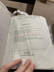 Word of God KJV (Purple) Large Print Easy Reading Margin Edition 1999