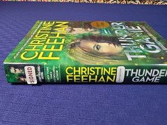 Signed Thunder Game by Christine Feehan – Like New 1st Printing Hardcover DJ