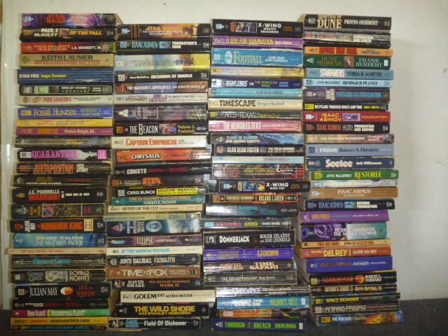 Lot of 10 Science Fiction Vintage Rare Asimov Book Paperback SCI-FI MIX RANDOM