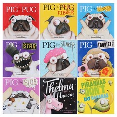 Pig The Pug & Friends 9 Books Set by Aaron Blabey – Ages 3+ – PB