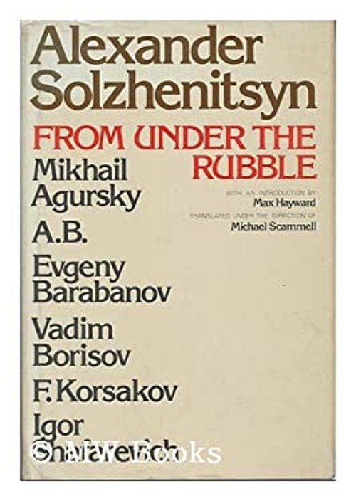 From under the Rubble Hardcover Alexander Solzhenitsyn