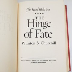 Winston S Churchill The Hinge of Fate Hardcover History Second World War Vintage