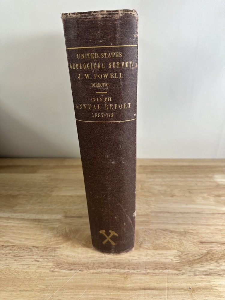 Ninth Annual Report US Geological Survey J.W. Powell 1889 Geology Maps