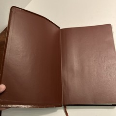 VTG NIV Study Bible Red Letter Zondervan 1985 Bonded Leather Meticulously Tabbed