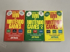 Vintage How to Win at Nintendo Games Books Volumes 1 2 3 Jeff Rovin