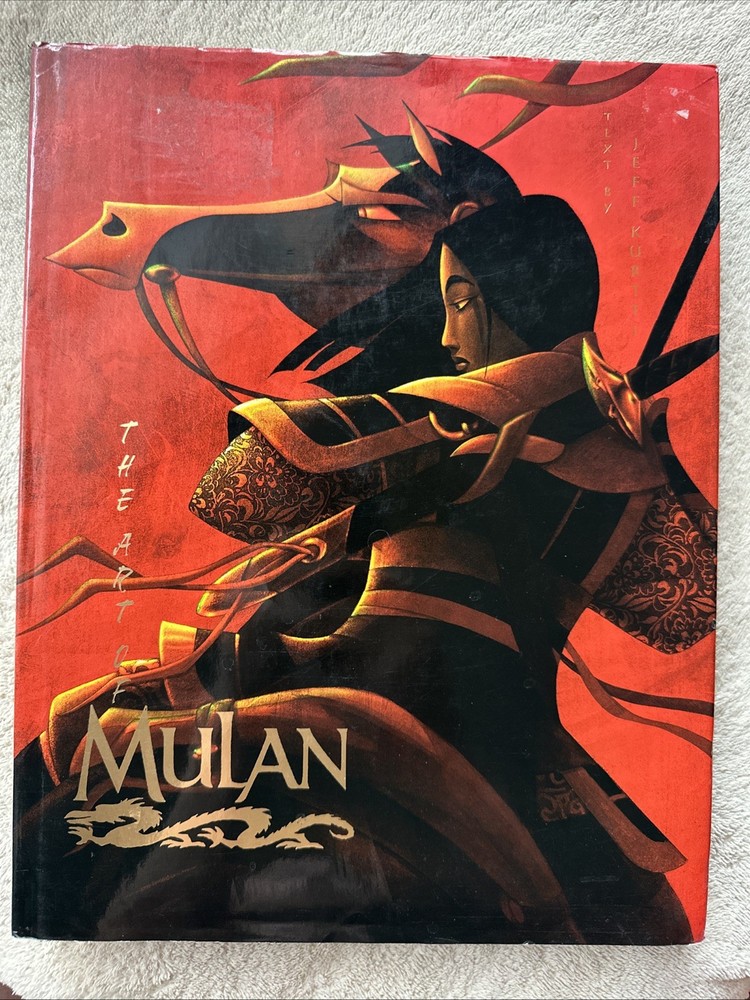 Disney Editions Deluxe (Film) The Art of Mulan Jeff Kurtti (1998) FIRST EDITION!