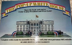 Vintage The Pop-Up White House Book 1983, The Reagans With Unpunched Pages HC