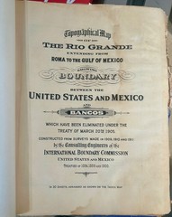 1911 Rio Grande Topographical Map – Roma to the Gulf of Mexico (America)