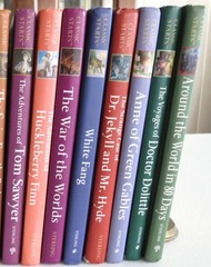 LOT OF 38 DIFFERENT CLASSIC STARTS HARDCOVER BOOKS CHILDREN NOVELS HOME SCHOOL