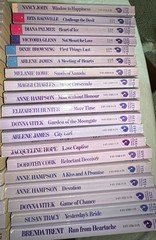 HUGE Lot of 60 Silhouette Romance Novels Vintage Paperback Books 1980s