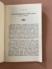 The Planet Vulcan History Nature Tables L.H. Weston Astrology Occult Pamphlet