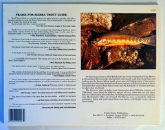 SIERRA TROUT GUIDE, Ralph Cutter, 1991 Paperback Book, 112 pages