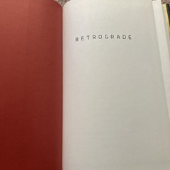 RETROGRADE by Peter Cawdron (2017, Hardcover) -1st ed.