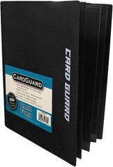 Trading Card Pro-Folio, 9-Pocket Side-Loading Pages, Holds 360 Cards, Black