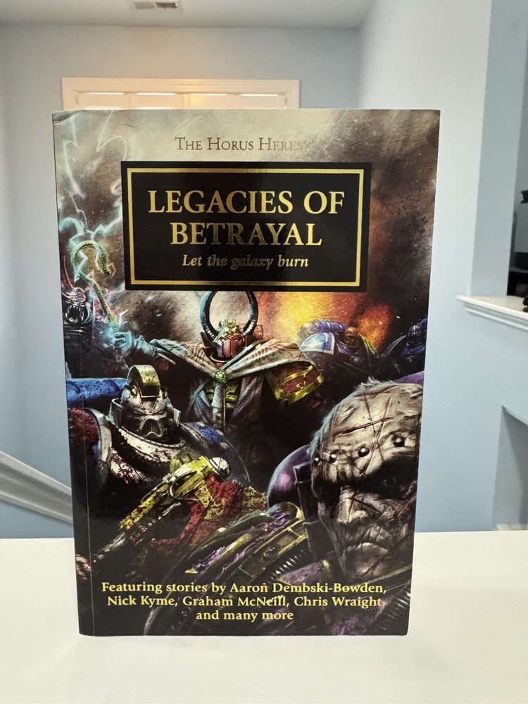 Legacies of Betrayal Anthology, Horus Heresy 30K Warhammer 40K, large TPB