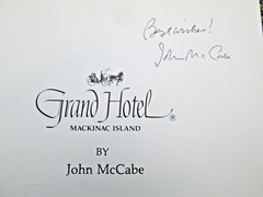 Grand Hotel Mackinac Island SIGNED John McCabe HC/DJ LN 1990 2nd Edition