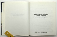 Build-It-Better-Yourself Country Furniture – Hardcover HC Family Handyman 1987